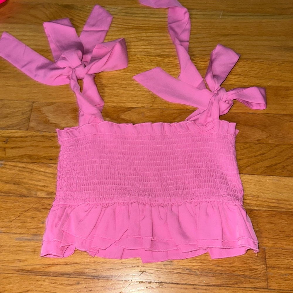 Tie Pink Top